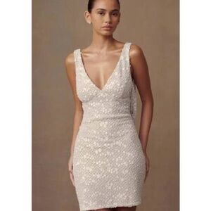 Meshki Daisy Backless Mini Dress